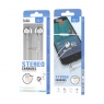 ISER SC3031 AURICULAR CON CONECTOR AUDIO JACK 3.5MM 1.2M BLANCO