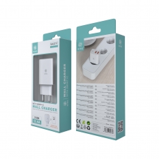 IKREA WA0277 CARGADOR CON SMART IC 2 PUERTOS USB-A 2.4A BLANCO