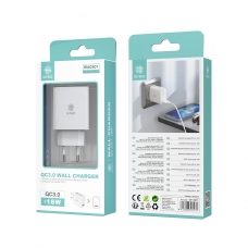 IKREA WA0301 CARGADOR 1 PUERTO USB-A QC3.0 18W BLANCO