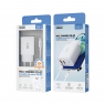 ISER SA0083 CARGADOR PD+QC CON 2 PUERTOS USB-A/TYPE-C+CABLE TYPE-C TO LIGHTNING 20W 3A BLANCO