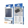 ISER SD2008 POWER BANK ULTRA FINO MAGNÉTICO INALÁMBRICO 2 EN 1 15W 12000MAH GRIS