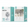 IKREA WR9128 VENTILADOR DE MESA 2 VELOCIDADES 800MAH 140*155*235MM BLANCO