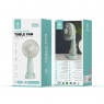 IKREA WR9133 VENTILADOR DE MESA 2 VELOCIDADES 300MAH 97*70*205MM VERDE