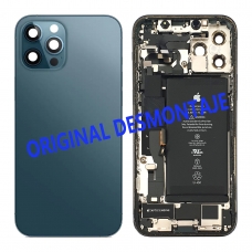 Chasis trasero con piezas y batería para iPhone 12 Pro azul original desmontaje(Grado B)