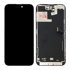 Pantalla completa para iPhone 14 Pro Max negra original reparada