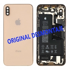 Chasis con piezas y batería para iPhone XS oro original desmontaje(Grado B)