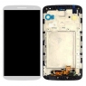 Pantalla completa con marco para LG Optimus G2 Mini D620 D618 blanca