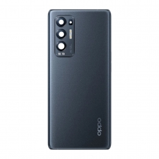 Tapa trasera con embellecedor para Oppo Find X3 Neo CPH2207 negra original