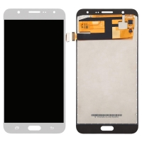 Pantalla completa para Samsung Galaxy J7 J700 blanca compatible