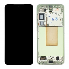 Pantalla completa con marco para Samsung Galaxy S24 Plus S926 verde original