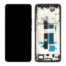 Pantalla completa con marco para Xiaomi Redmi Note 13 Pro Plus 5G negra original