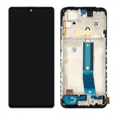 Pantalla completa con marco para Xiaomi Pocophone M4 Pro/Redmi Note 11S NFC negra OLED